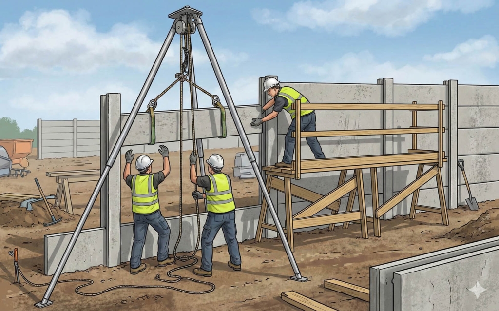 Harga Jasa Pasang Pagar Panel Beton per Meter dan Borongan