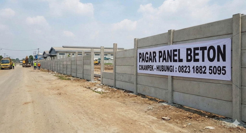 Harga Pagar Panel Beton Cikampek dan Jasa Pasang